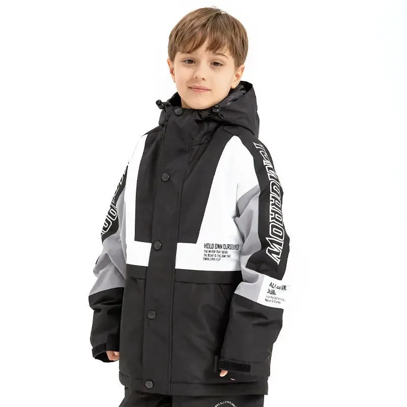 2024 Winter Button-up Snow Jacket Warm Sports Costumes