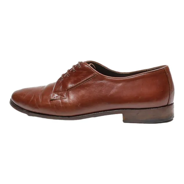 ALFANI Oxford Shoes Brown Leather Mens UK 9.5