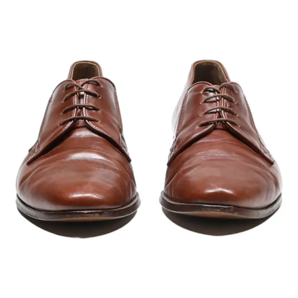 ALFANI Oxford Shoes Brown Leather Mens UK 9.5