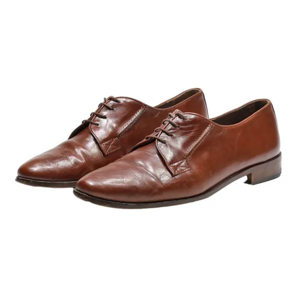 ALFANI Oxford Shoes Brown Leather Mens UK 9.5