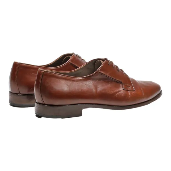 ALFANI Oxford Shoes Brown Leather Mens UK 9.5