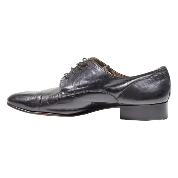 BANOVIO Oxford Shoes Black Leather Mens UK 10.5