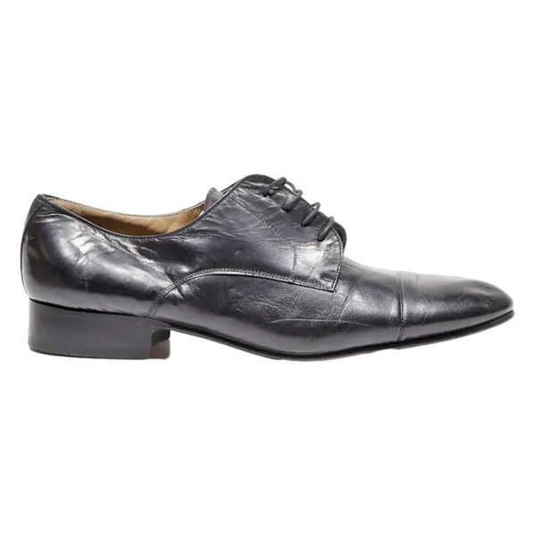 BANOVIO Oxford Shoes Black Leather Mens UK 10.5