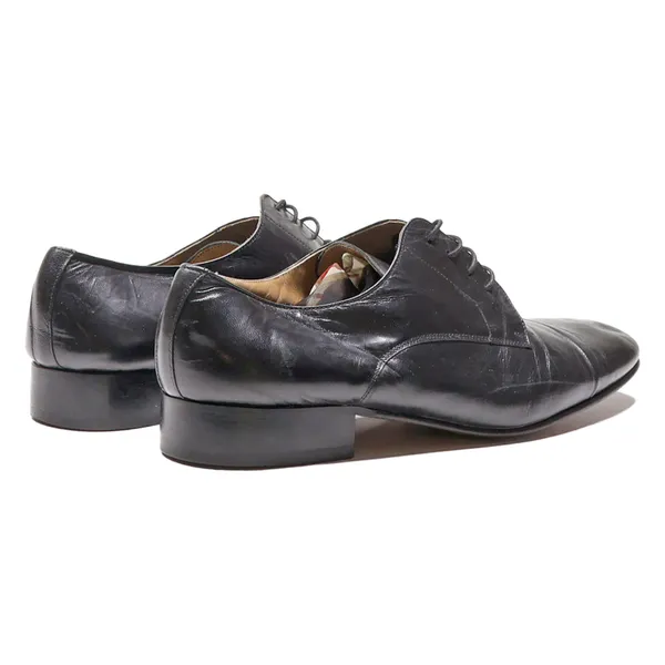 BANOVIO Oxford Shoes Black Leather Mens UK 10.5