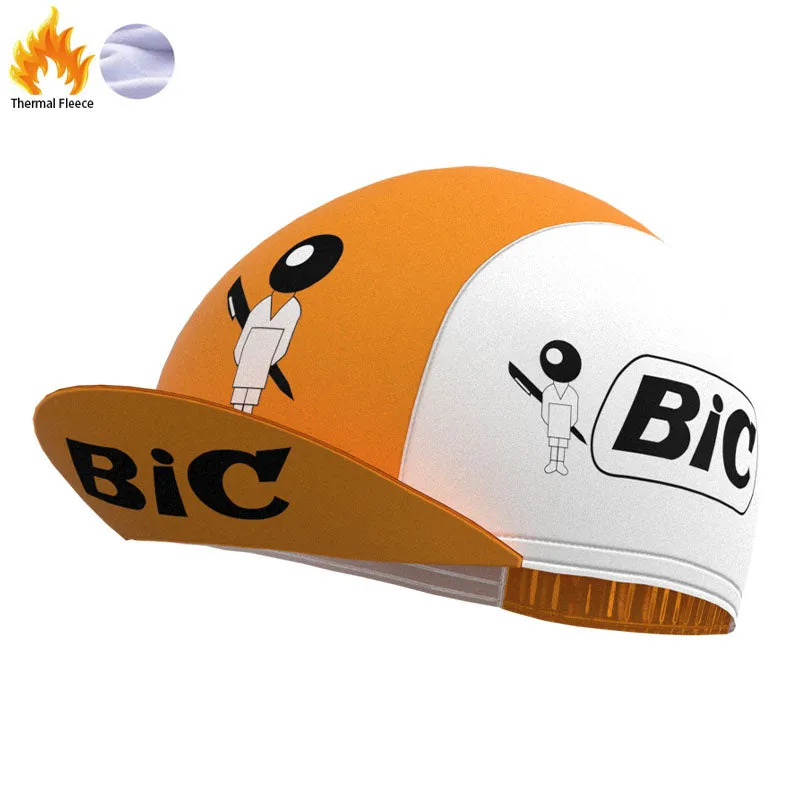 BIC Orange Fleece Retro Cycling Kits