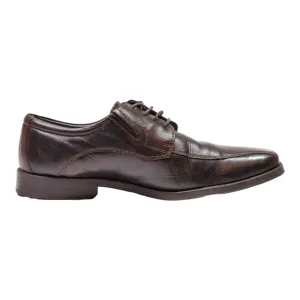 BUGATTI Oxford Shoes Brown Leather Mens UK 9