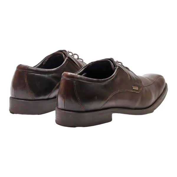 BUGATTI Oxford Shoes Brown Leather Mens UK 9