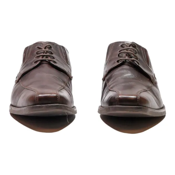 BUGATTI Oxford Shoes Brown Leather Mens UK 9
