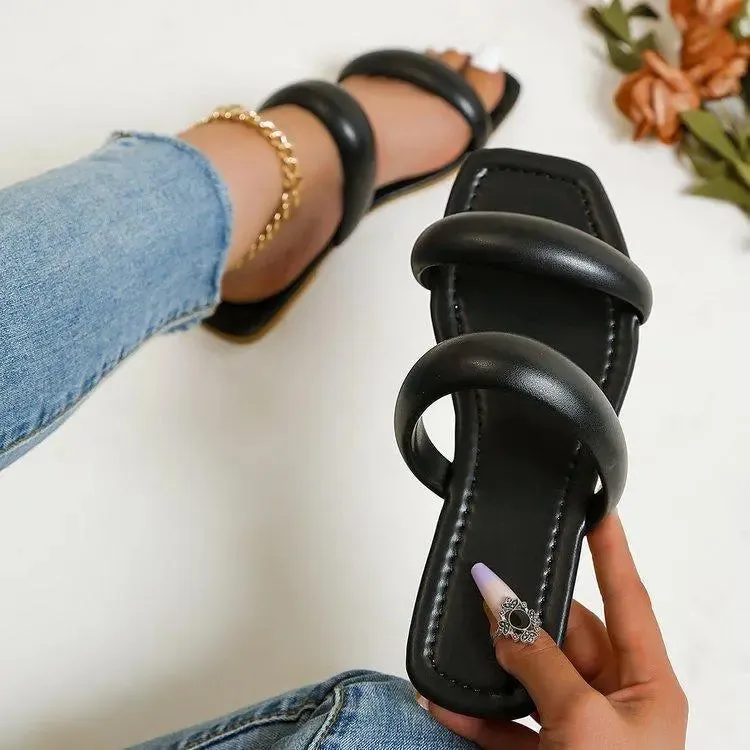 Chunky Padded Strap Sandals