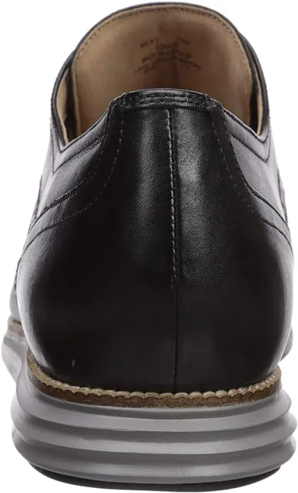 Cole Haan Grand Tour Wing Oxford Black Leather/Ironstone Lace Up Cutout Sneakers