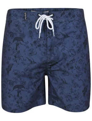 Dillan Print Swim Shorts - Tokyo Laundry