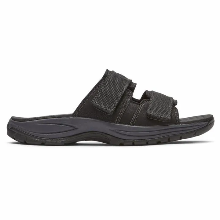 Dunham Men's Newport Slide Sandals- Black