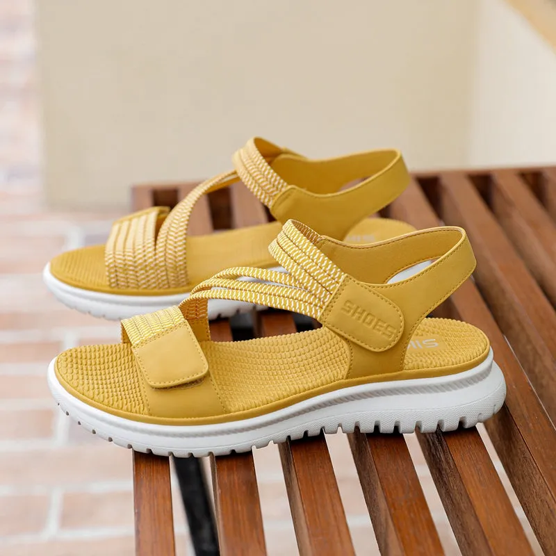 Hiking Sandals for Women Comfortable Walking Sport Sandals with Arch Support and Massage Function Womens Adjustable Strap Lightweight Athletic Sandal for Summer outdoor Adventure