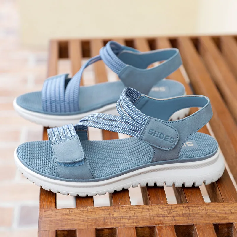 Hiking Sandals for Women Comfortable Walking Sport Sandals with Arch Support and Massage Function Womens Adjustable Strap Lightweight Athletic Sandal for Summer outdoor Adventure
