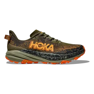 Hoka Speedgoat 6 - Antique Olive - Squash