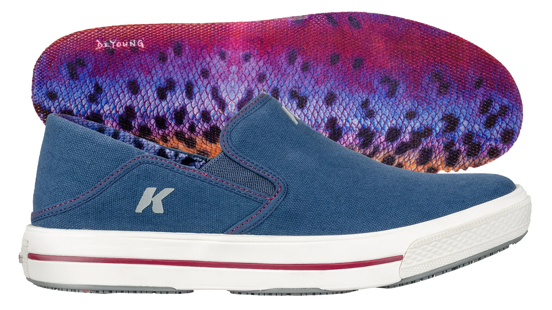 Korkers Women's Fish Moc Rainbow Trout