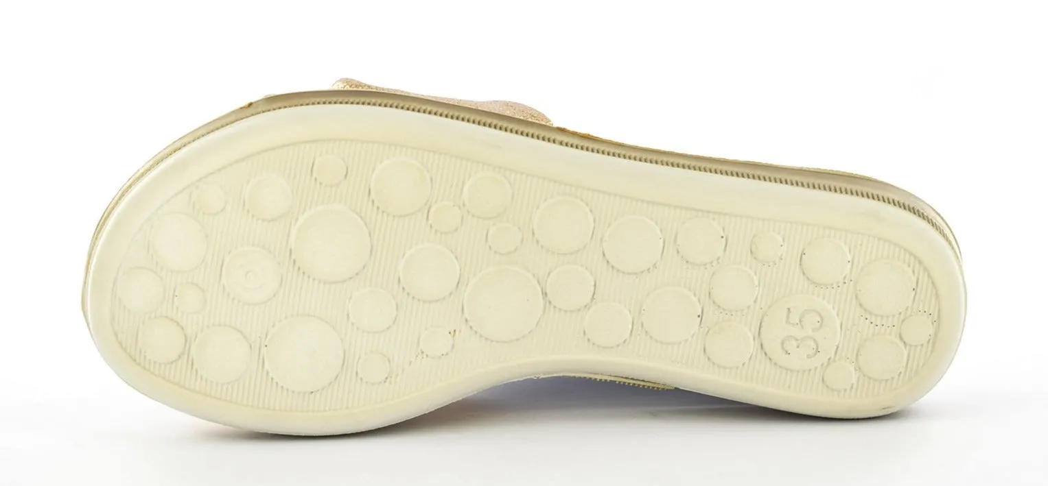 LADIES PLATINUM LIGHT WEIGHT SUMMER SLIDERS