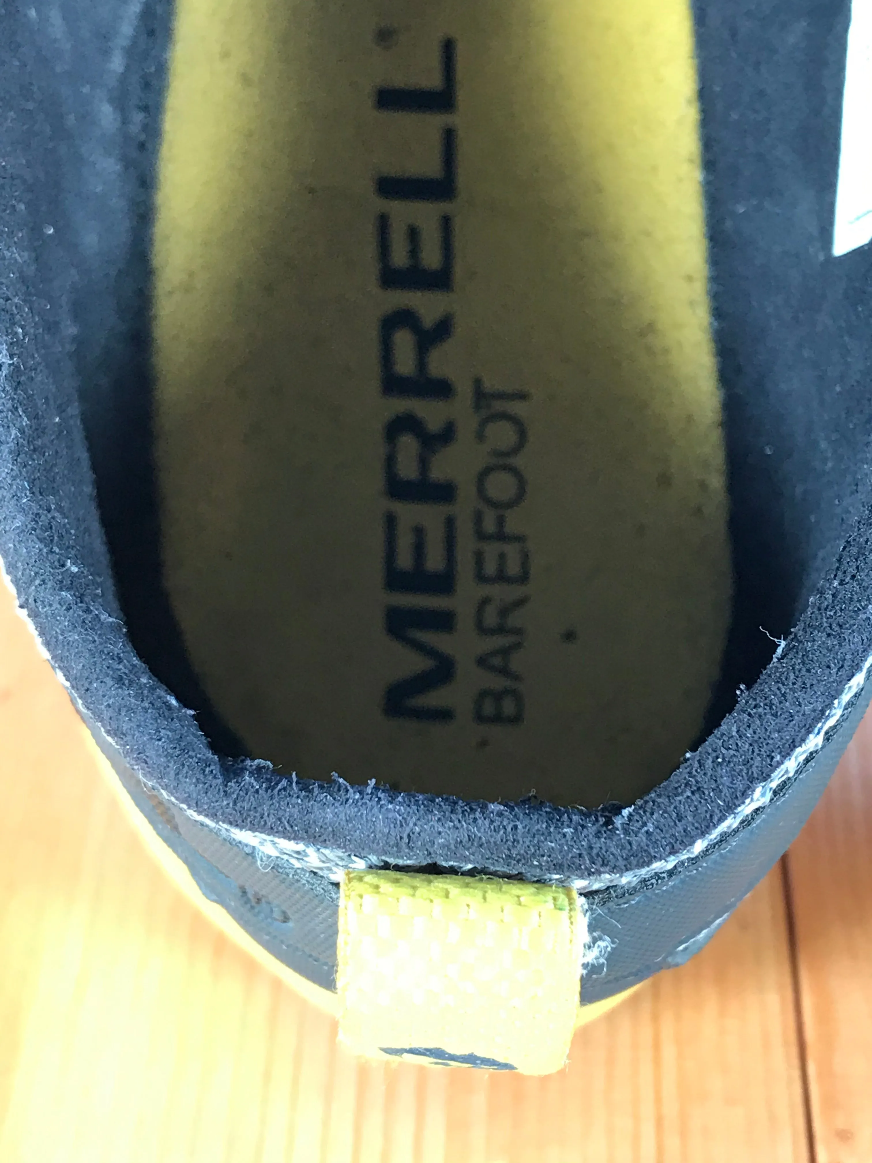 MERRELL BAREFOOT TRAIL GLOVE SMOKE ADVENTURE Mens Size 11 Shoes Sneakers