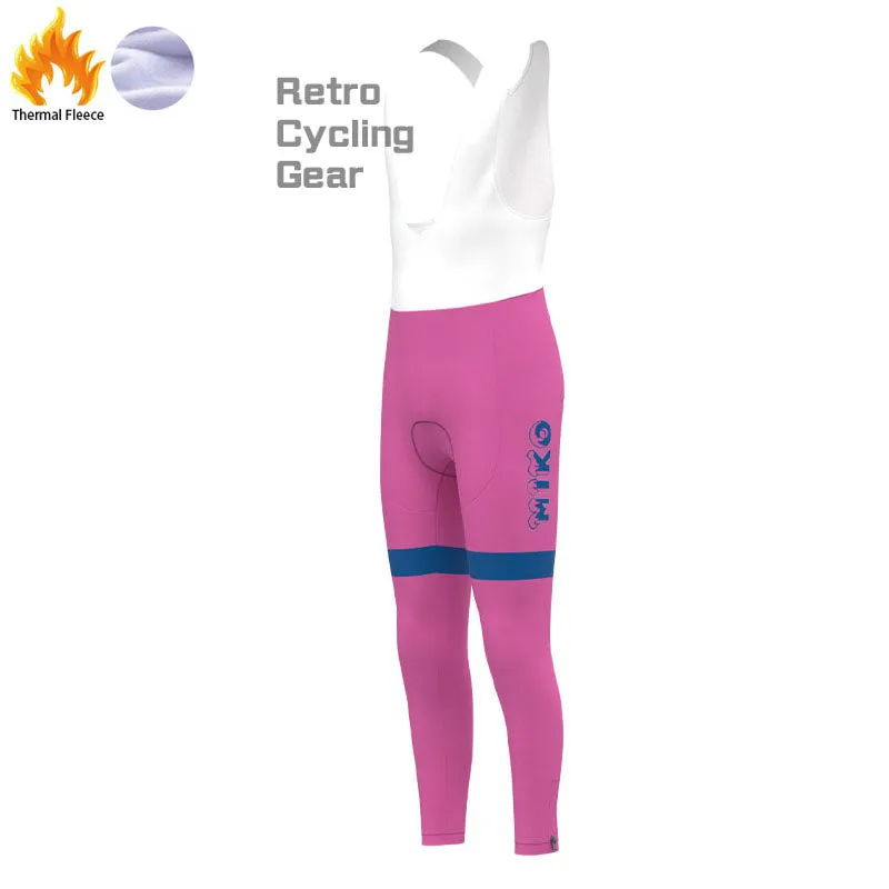 MIKO Purple Fleece Retro Cycling Kits
