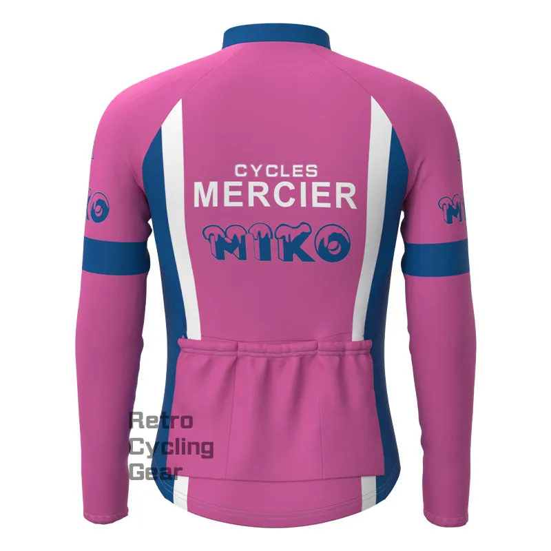 MIKO Purple Fleece Retro Cycling Kits