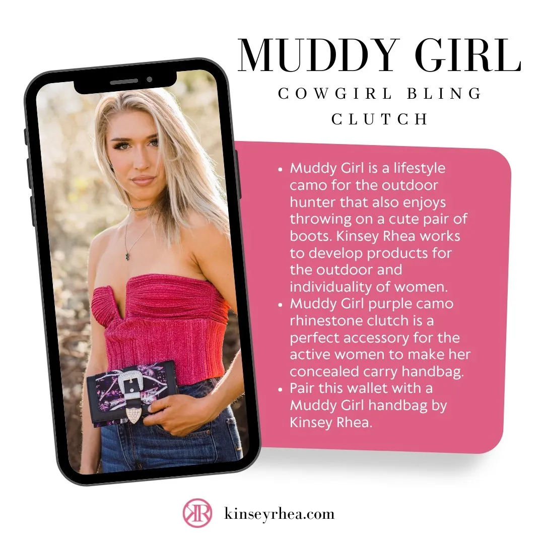 Muddy Girl Clutch Wallet