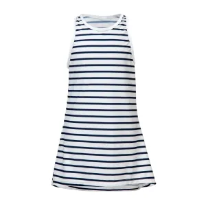Navy/White Stripe Swim Dress