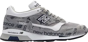 New Balance 1500 Made In England 'Logos' Trainers, Gray
