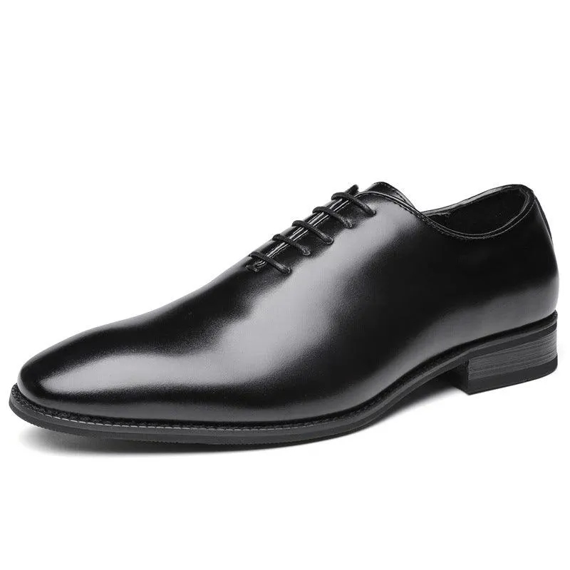 New Leather Hand-polished Business Shoes Men's