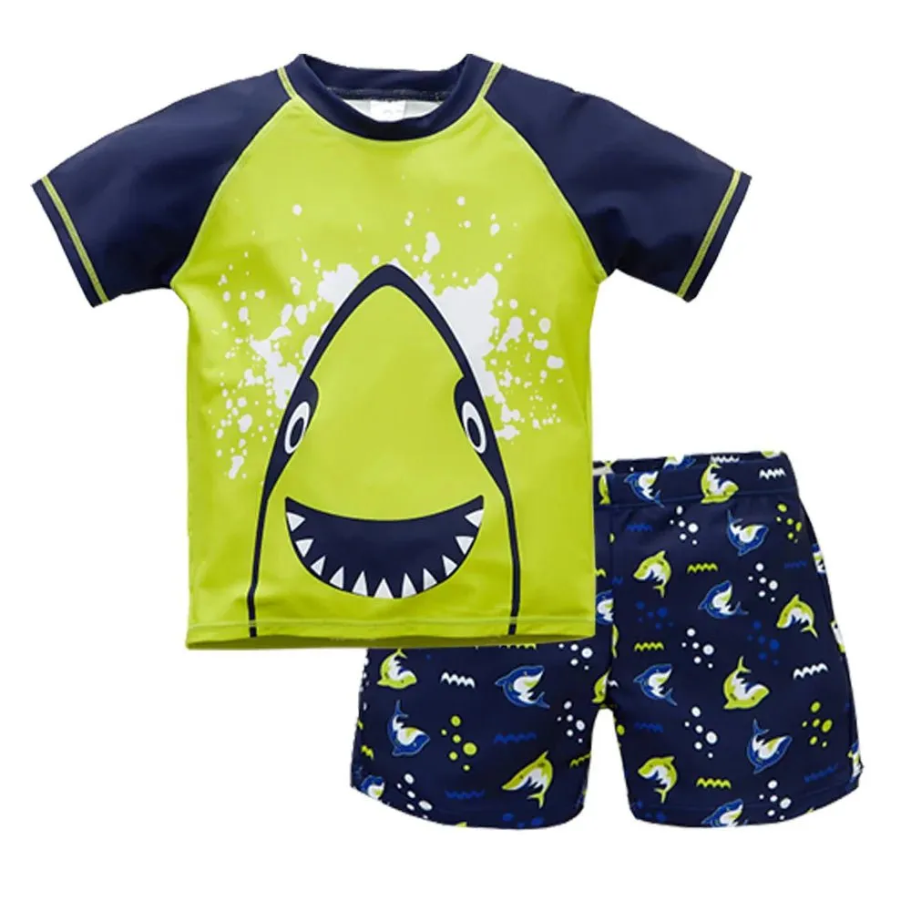 Ocean Explorers: Vibrant Kids' Swimsuit Collection
