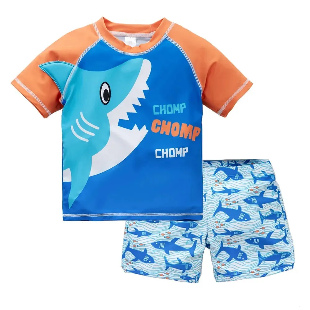 Ocean Explorers: Vibrant Kids' Swimsuit Collection