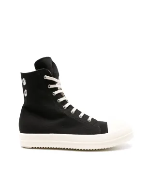Rick Owens DRKSHDW high-top cotton sneakers