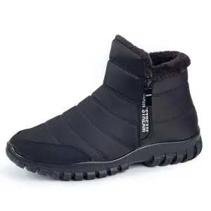 SOOFEET Men Orthopedic Ankle Waterproof Winter Snow Boots