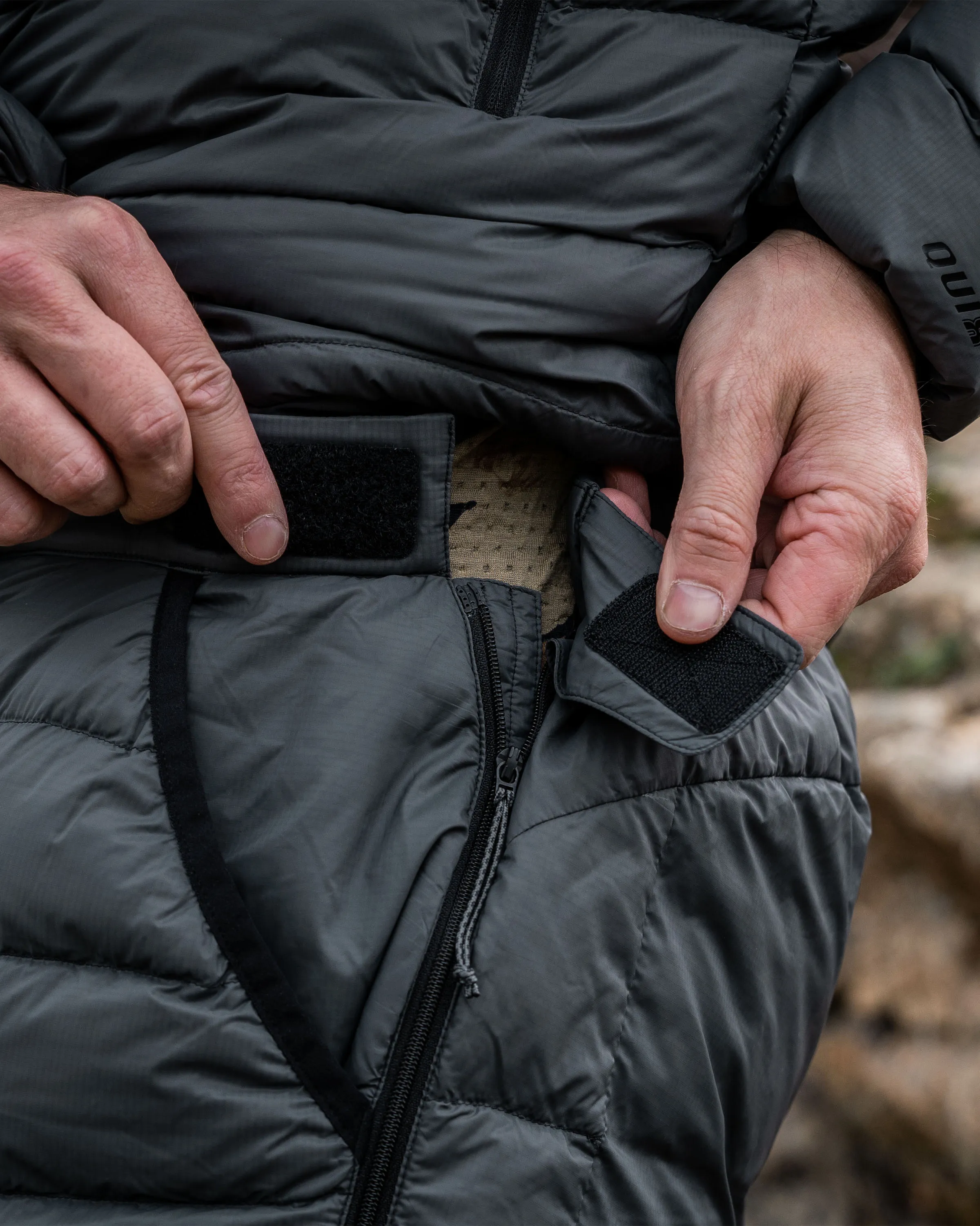 Super Down LT Pant | Ash
